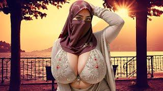 4K AI Art Lookbook  Arabian Beauty Old Women Hijab Girls