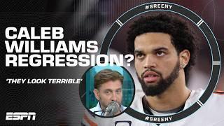 Mike Greenberg thinks the Bears look AWFUL and Caleb Williams is 'REGRESSING'  | #Greeny