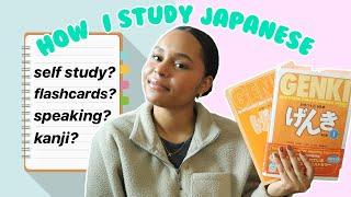 how i study Japanese effectively!   (alone; at home)