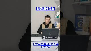 UZUM MARKETDA QAYTGAN MAHSULOT HAQIDA | УЗУМ МАРКЕТДА ҚАЙТГАН МАҲСУЛОТ ҲАҚИДА #uzum #bozor