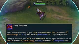 NEW UPDATED Varus Passive - on-hit BUFFED! (Patch 14.13)