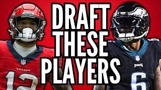 MUST DRAFT Players in the First 4 Rounds of Fantasy Drafts