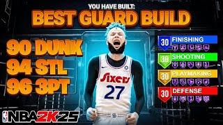 BEST GUARD BUILD IN NBA 2K25! Best ALL-AROUND GUARD BUILD! Best Build NBA 2K25!