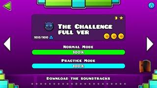 Geometry Dash - The Challenge (FULL VER) /  Partition