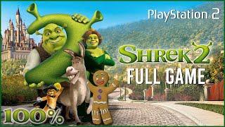Shrek 2 (PlayStation 2) -  Full Game Co-op  HD Walkthrough 100% - No Commentary