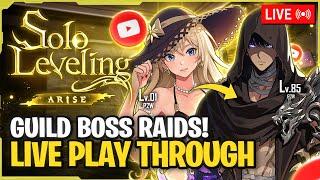 722K • GUILD BOSS RAIDS!  Hard WOBL + Team Building! | Solo Leveling: ARISE