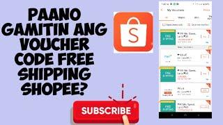 Paano mag order gamit Ang voucher code free shipping shopee?#freeshippingshopee ##vouchercode #shop