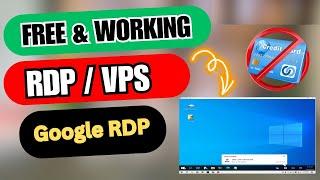 Create RDP for Free | No Crédit/Débit Card Required | Get Free RDP/VPS Server