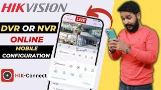 Hikvision DVR On Mobile phone or Tablet | Hik-Connect for PC | IVMS 4500 and IVMS 4200 configuration