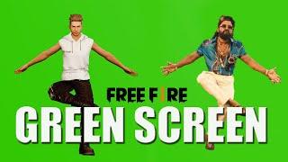 Pushpa Raj Dance Green Screen | Free Fire Dance Compilation