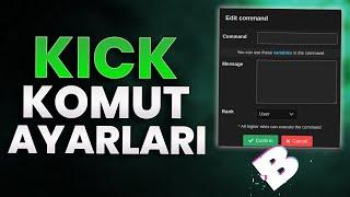 KİCK BOT KOMUT AYARLARI NASIL YAPILIR ? | BOTRİX KİCK AYARLARI | KİCK LEVEL AYARLARI