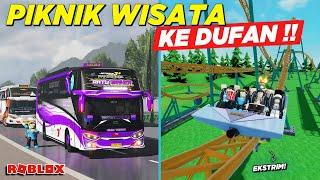 PIKNIK WISATA LEBARAN NAIK BUS TELOLET BASURI OLENG KE DUFAN !! ROLEPLAY BUS INDONESIA - Roblox