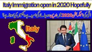 Italy immigration 2020 open ?