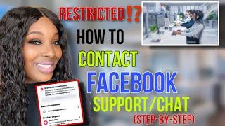 HOW to CONTACT FACEBOOK SUPPORT UPDATED 2023