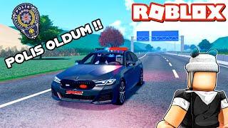 Gerçekçi Türk Araba Oyununda Polis Oldum !! - Roblox Realistic Car Driving