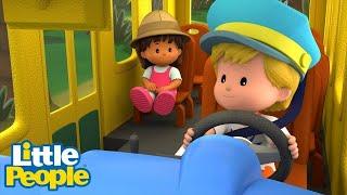 Wheels on the bus go... | Little People | Cartoons for Kids | WildBrain Enchanted