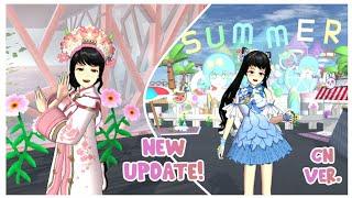 New Update!  New Costumes and Hairstyles in Sakura School Simulator Chinese Version 