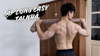 TẬP LƯNG XÔ trong nhà Không Xà Không Tạ | Quarantine Back Workout | SHINPHAMM