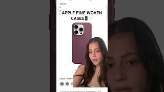 APPLE’S FINE WOVEN CASES? SHOULD I BUY OR NOT? #youtubeshorts #iphone #shorts