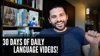 WE DID IT! 30 DAYS OF DAILY LANGUAGE LEARNING DIARY VIDEOS | Daily Language Diary 030