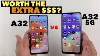 SAMSUNG A32 vs A32 5G Speed Test