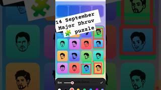 14 September Major 5000 Points Dhruv puzzle  #shorts