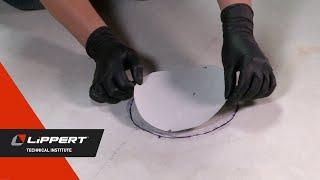 RV Roof Adhesive Patch Repair with Superflex Patch Material V1