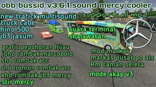 UPDATE OBB BUSSID V3.6.1 SOUND MERCY COOLER | TRAFICK MOD TERBARU | BUS SIMULATOR INDONESIA