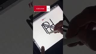 How to make your name Design look professional or beautiful/Farhan name logo#shorts#how #signature