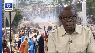 Oshiomhole Commends Police Conduct, Decry Use Of Teargas On Protesters