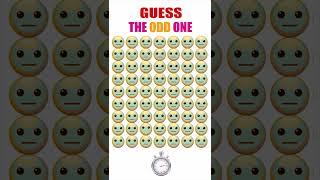 Find the Odd One Emoji Quizzes Brain Guess Challenge 113   #shorts