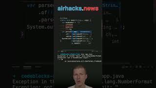 Treating a Code Block as Single Line #java #shorts #coding #airhacks