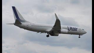 NEW LIVERY! UTair Aviation Boeing 737-8S3 VQ-BDH Landing at Berlin Tegel Airport