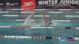 Grimes Sets Meet Record | Women’s 400y IM A Final | 2021 Speedo Winter Junior Championships - West