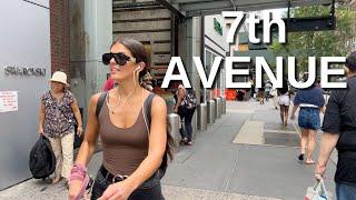 NEW YORK CITY Walking Tour [4K] - 7th AVENUE