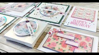 Sparkle and Shine! Use up your paper pads