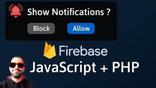 Firebase Send Push Notification JavaScript + PHP