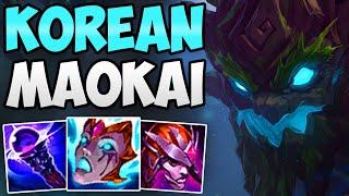 KOREAN CHALLENGER MAOKAI JUNGLE GAMEPLAY! | CHALLENGER JUNGLE MAOKAI | Patch 12.23 S12