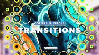 Colorful Circle Transitions Premiere Pro Templates