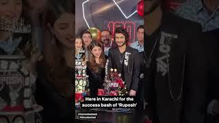 Success Party Off Ruposh Telefilm Haroon Kadwani Kinza Hashmi 11