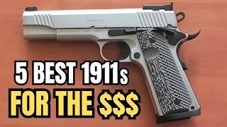 5 Best 1911 Handguns For The Money [You'll Fall in Love]