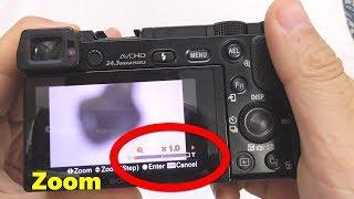 Sony A6000: Digital Zoom using a Prime lens (lens that has no Optical Zoom)