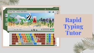 Improve your Typing using the Best Typing Software-Rapid Typing Tutor..!!!