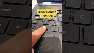 All Pc And Laptop Black Screen Problem Fix100%#macnitesh#blackscreen#keyboardtricks