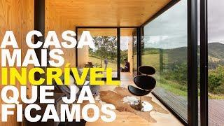 ARQUITETURA MINIMALISTA - CASA DE VIDRO NAS MONTANHAS  É A MAIS LINDA QUE JÁ FICAMOS