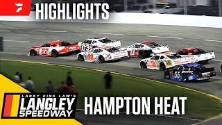 Dale Earnhardt Jr. Battles Late Model Stars | Hampton Heat at Langley Speedway 7/20/24 | Highlights