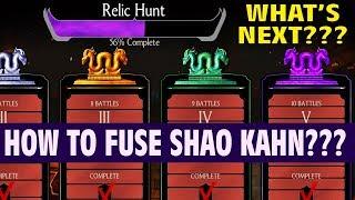 MKX Mobile 1.15. Finishing Relic Hunt. How to Fuse Shao Kahn? Last Relic Hunt Tower Review.