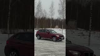 BMW X1 E84 sDrive drift on snow