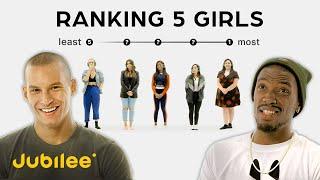 Ranking Women By Attractiveness | 5 Guys vs 5 Girls