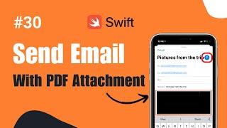 Swift 4 & Xcode 10 :- How to Send an Email With PDF File Attachment in iOS Hindi.